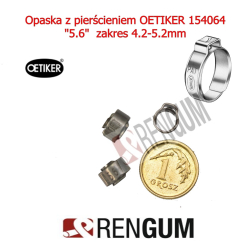 Opaska z pierścieniem OETIKER 5.6 RER 4.2-5.2mm