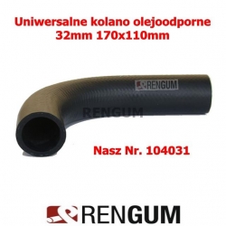 Kolanko gum.olejoodporne NBR 32x240mm 744AGB239-3256