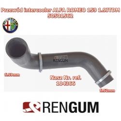 Rura turbo ALFA ROMEO 159 1.9JTDM 50501562-3654