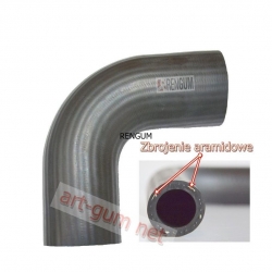 Kolanko gum.olejoodporne NBR 14mm 210x210mm-3934
