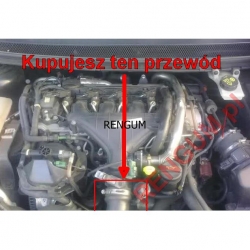 Rura turbo FORD FOCUS II 2.0TDCI 136KM 6M516K863JA-4011