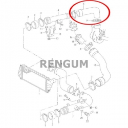 Wąż turbo VW LT 28-46 II 2.8TDI 96-06 2D0145828H-6845