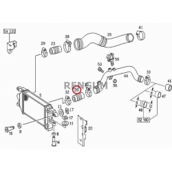Wąż silikonowy Turbo MB 6695280282 85x170 mm-8184