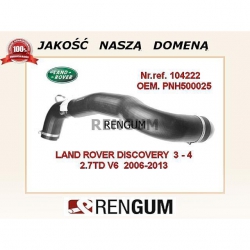 Rura turbo LAND ROVER DISCOVERY 3-4 2.7D PNH500025-3129