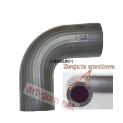 Kolanko gum.olejoodporne NBR 55mm 210x210mm -3962