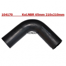 Kolanko gum.olejoodporne NBR 65mm 210x210mm -3422
