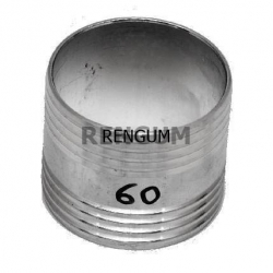 Łącznik aluminiowy do węży fi. 60mm L-65mm-6293