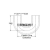Kolanko silikonowe  8mm 150x150mm 180st -50+230°C-14004