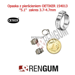 Opaska z pierścieniem OETIKER 5.1 RER 3,7-4,7mm-3198