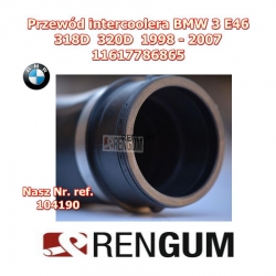 Rura turbo BMW 3 E46 1.8D-2.0D 98-07 11617786865-3589