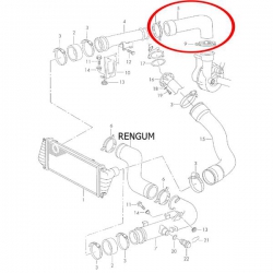 Wąż turbo VW LT 28-46 II 2.8TDI 96-06 2D0145828H-6845