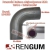 Kolanko gum.olejoodporne NBR 45mm 150x150mm -3915