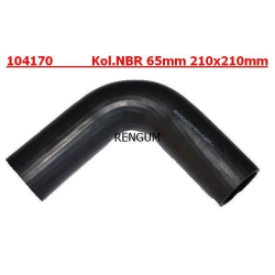 Kolanko gum.olejoodporne NBR 65mm 210x210mm -3927
