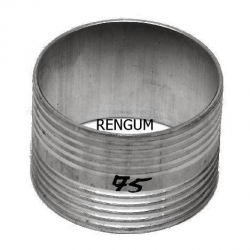 Łącznik aluminiowy do węży fi. 75mm L-50mm-5884